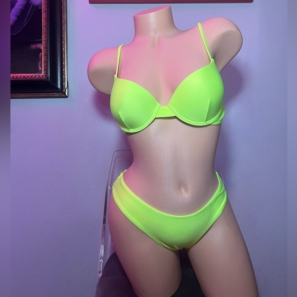 COPY - Uplift Me Push Up Bikini (green) - Picture 7 of 13